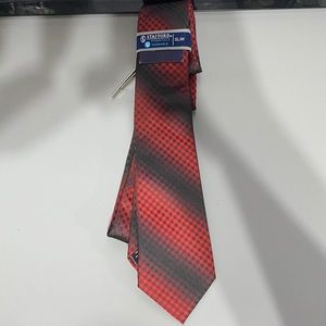 Stafford Red and Black Tie